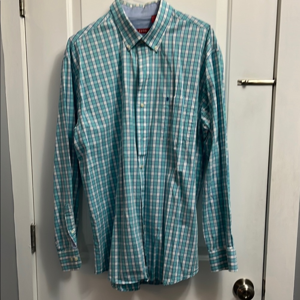NWOT Izod Men’s Long Sleeve Button Down Shirt - XL